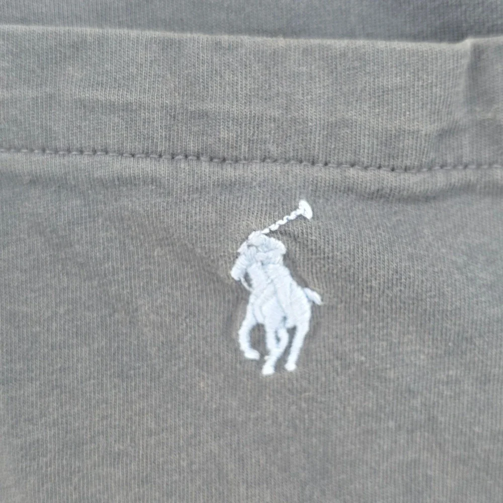 Polo Ralph Lauren Mens XL Classic Fit Pocket Polo Shirt Navy Blue Sun Faded